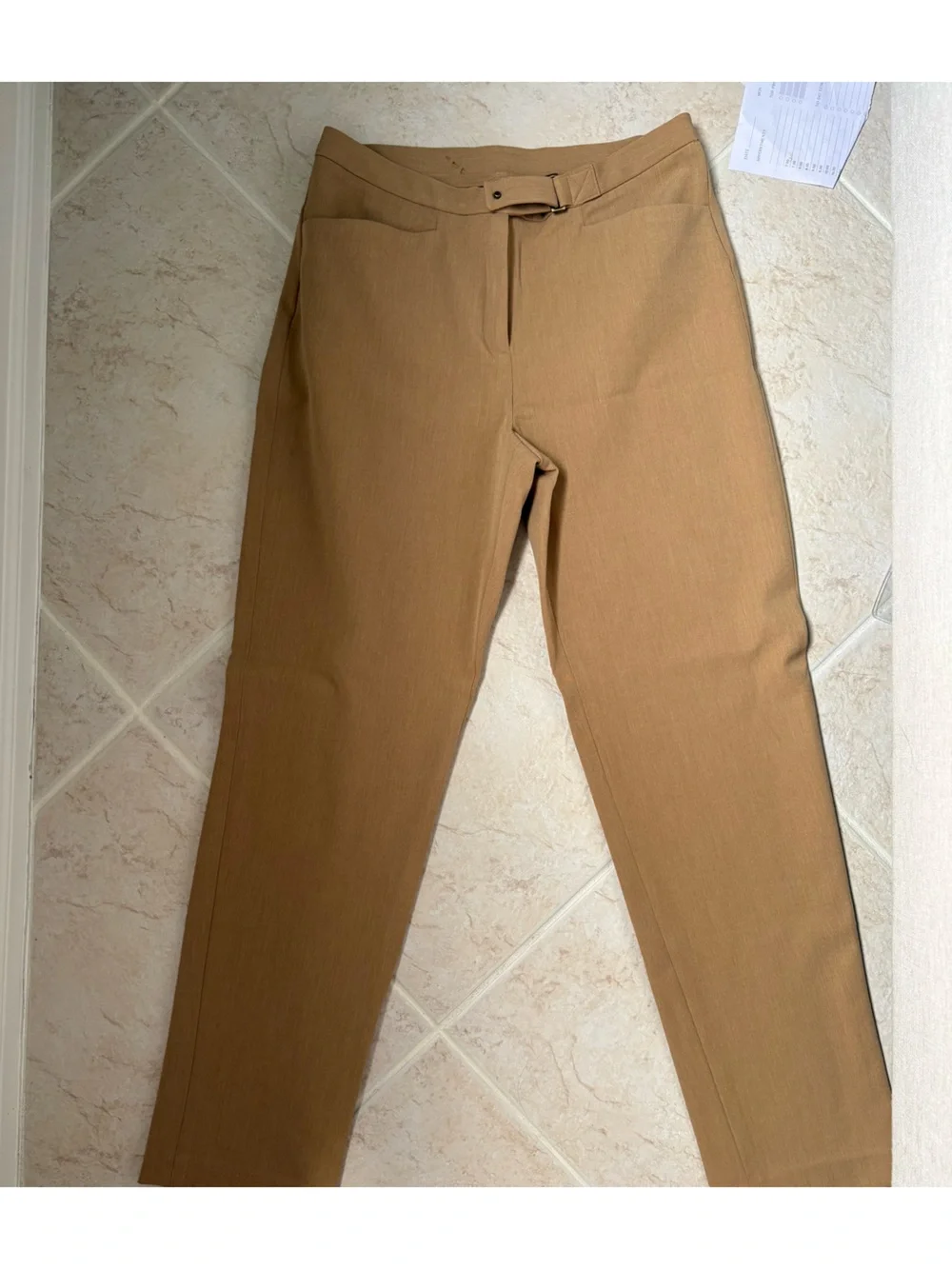 LAUREN RALPH LAUREN TAN CAMEL RIDING PANTS TROUSERS PETITE